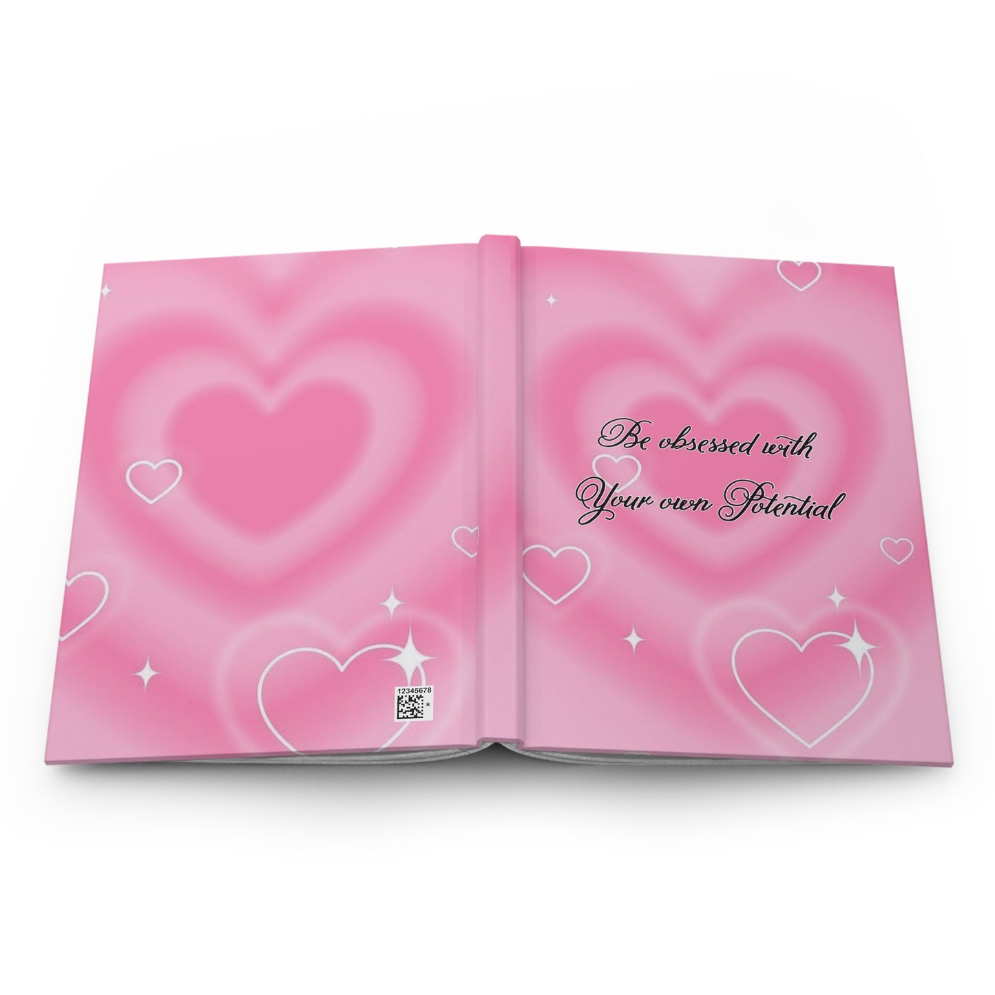 " Be obsessed with your own potential " Hardcover Journal Matte