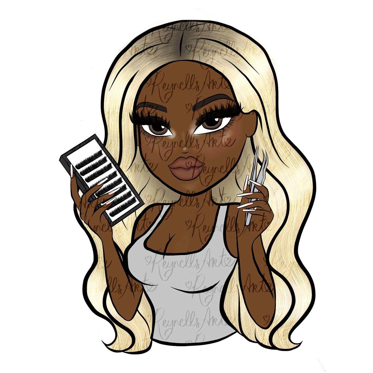 Light Blonde Lash Tech 1