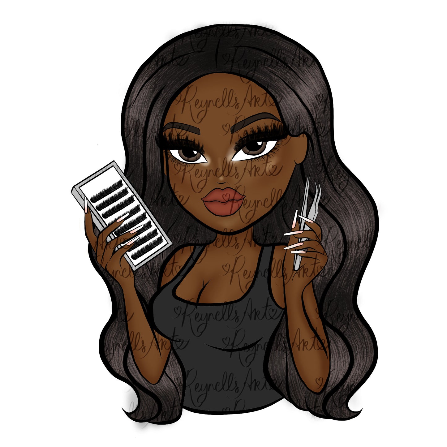 Brunette Lash Tech 1