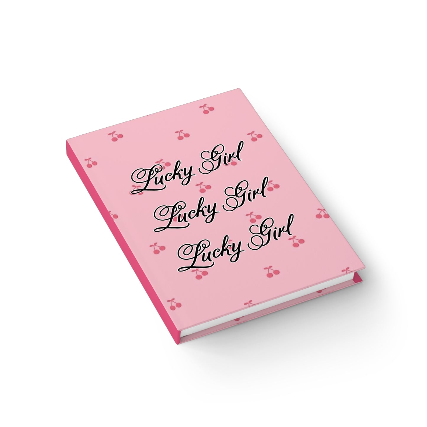 "Lucky girl (3x)" journal lined