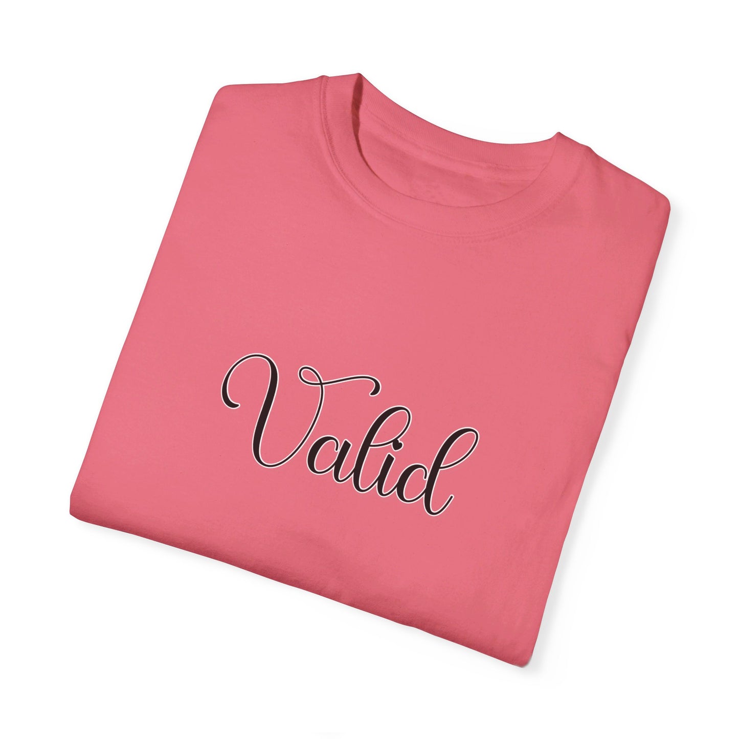 (Black) “Valid” Comfort T-shirt