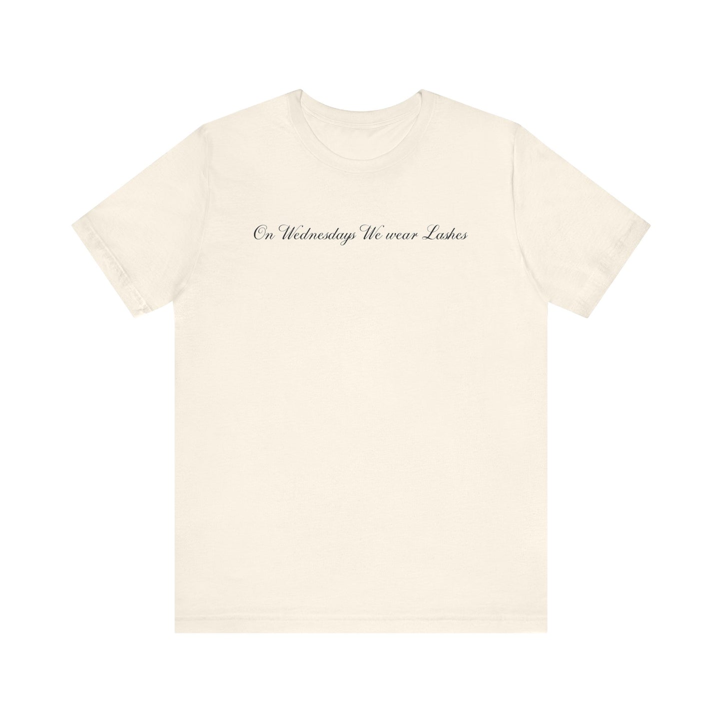 “On Wednesdays We wear Lashes” Jersey Tee