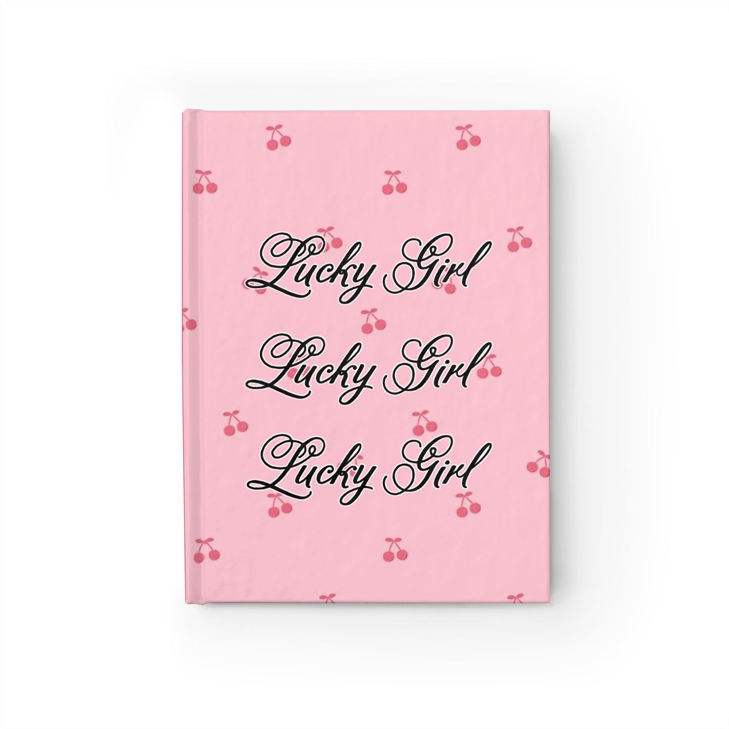 "Lucky girl (3x)" journal lined