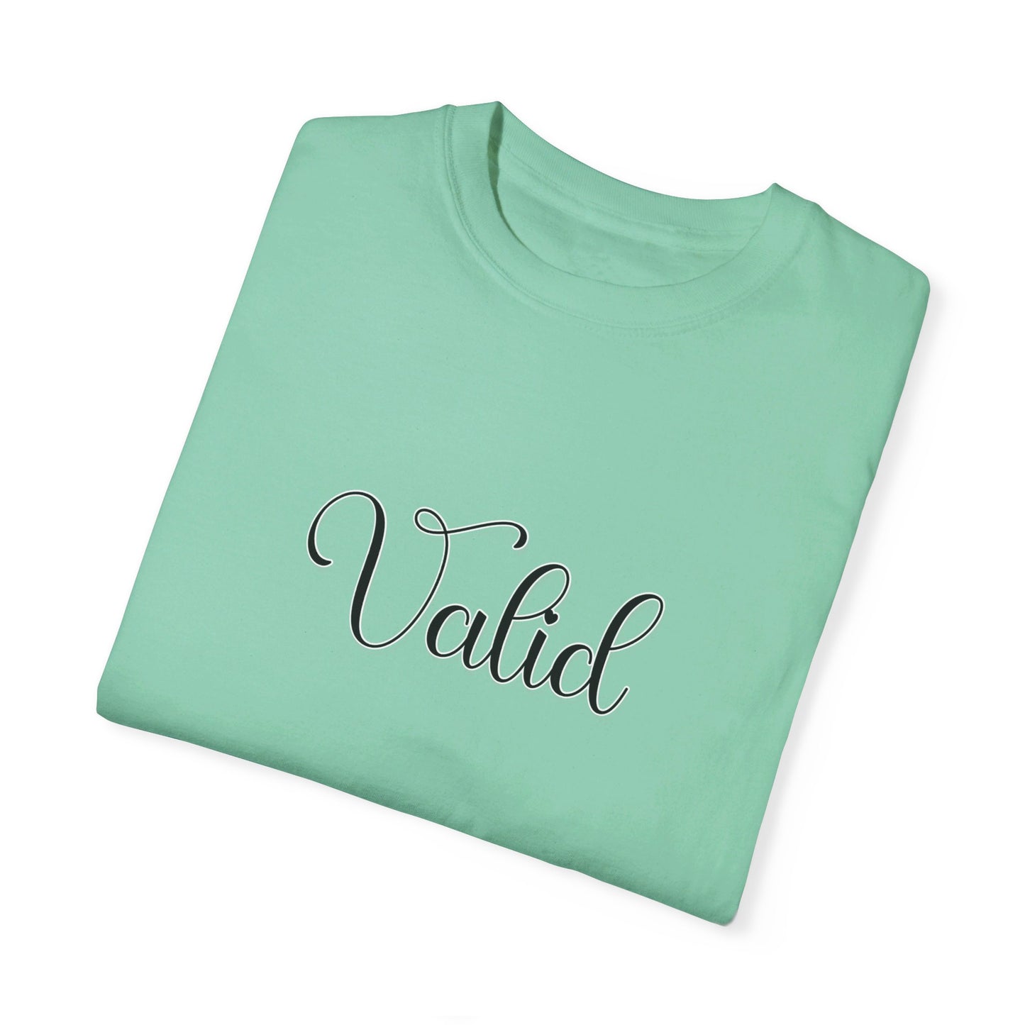 (Black) “Valid” Comfort T-shirt