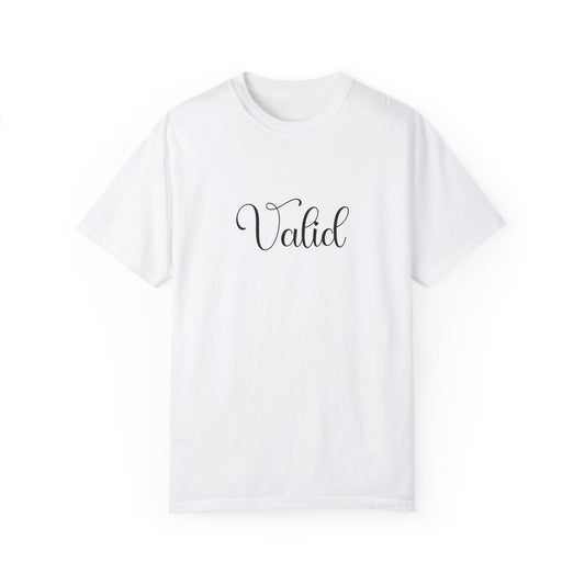 (Black) “Valid” Comfort T-shirt